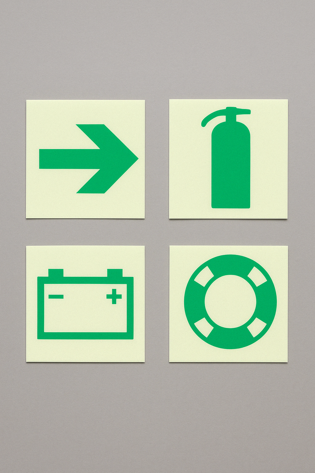 Efterlysande säkerhetsdekal – För båt & marina miljöer