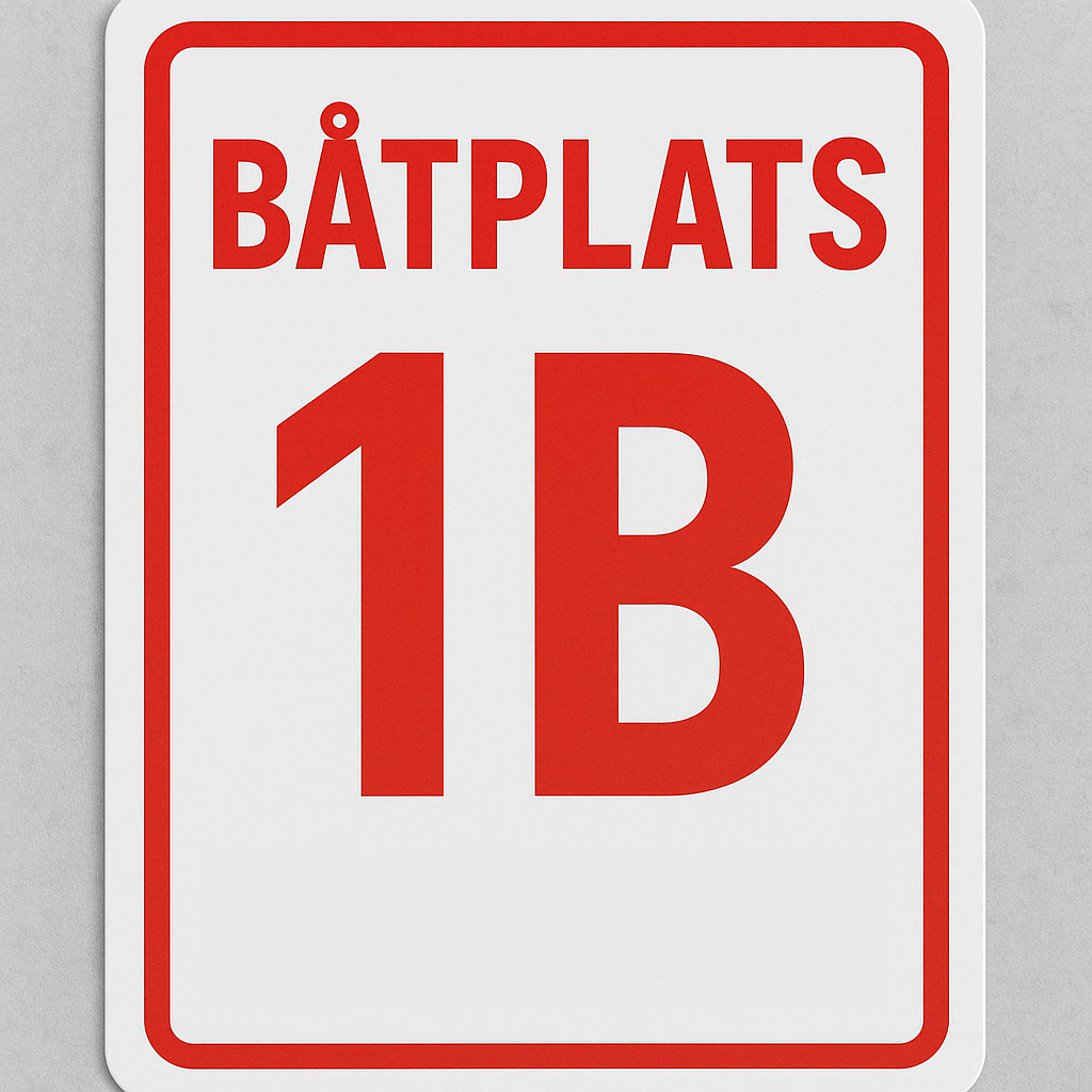 Marina Säkerhetsdekaler – Efterlysande (1–6 st)