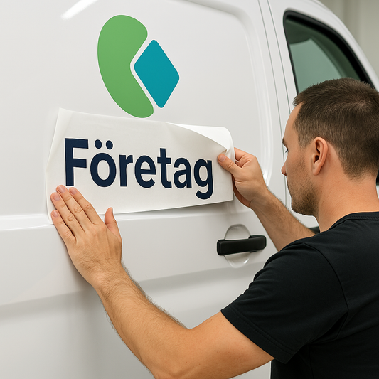 Bildekaler – Utskuren vinyltext
