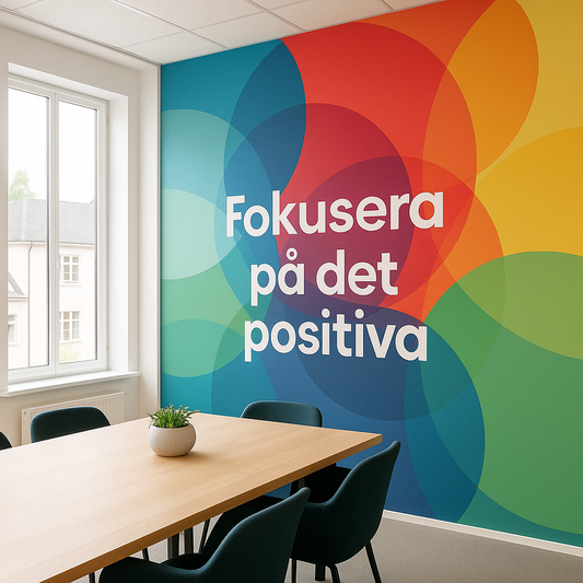 Printad väggtapet – helvägg med egen design