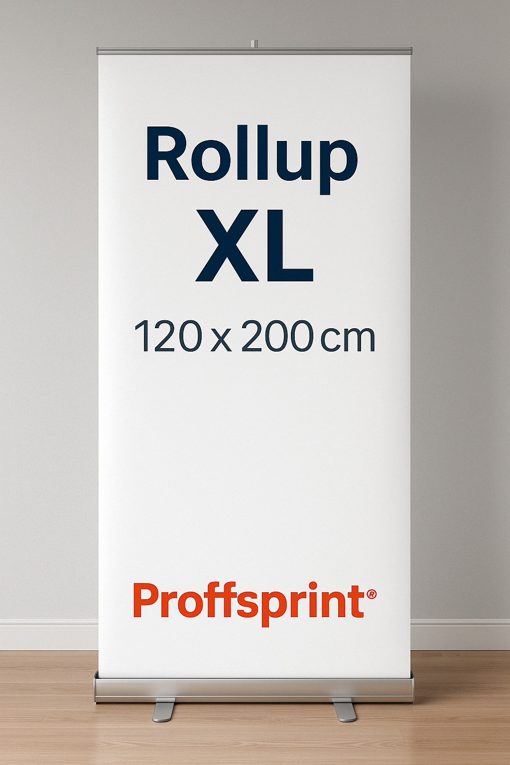 Rollup 120x200 cm – XL-format