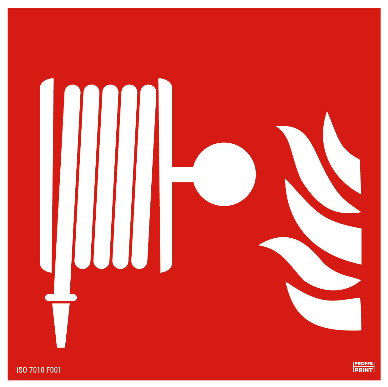 brandskyltar- Brandslang-ISO-50