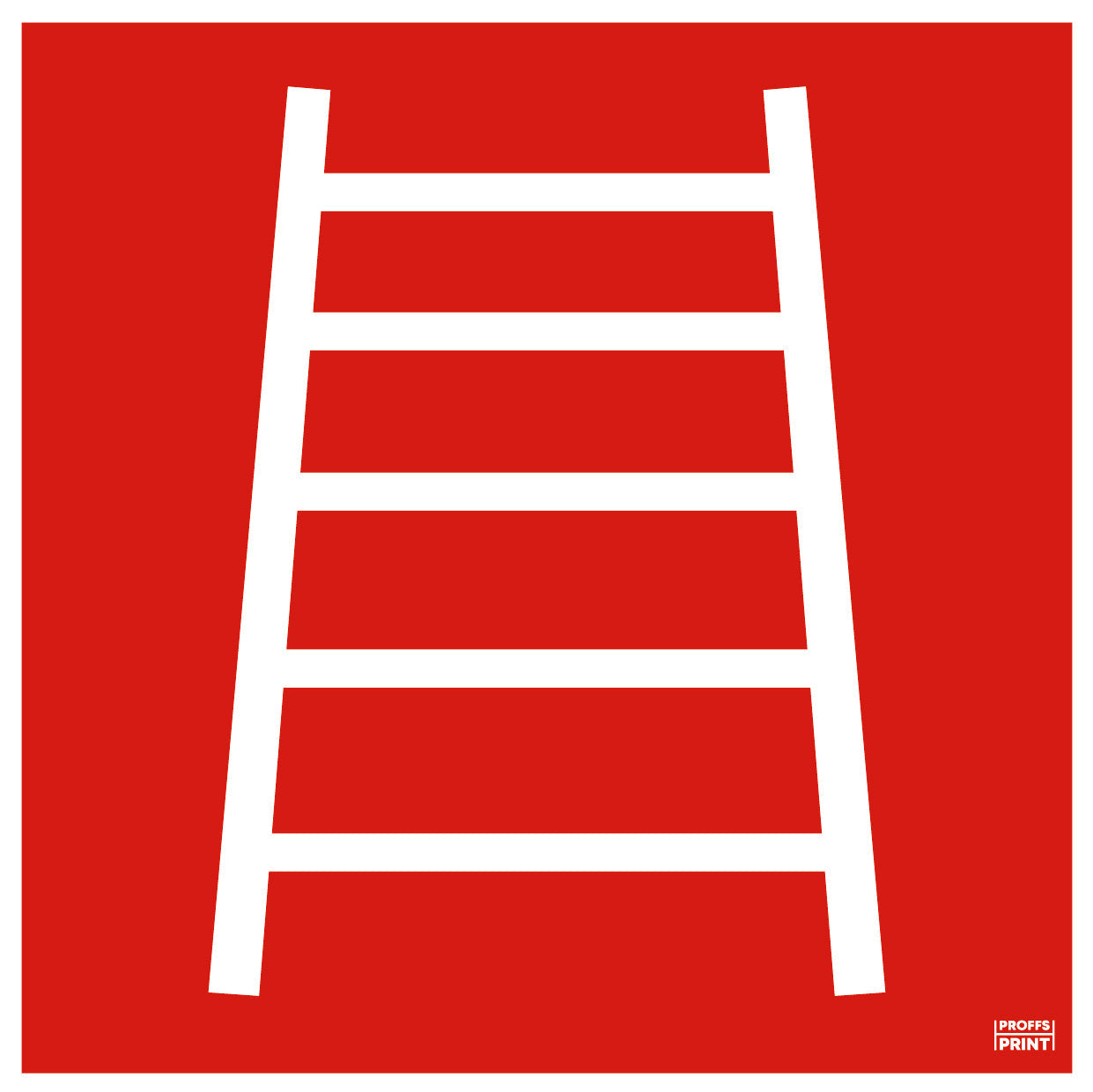 brandskyltar- Brandstege