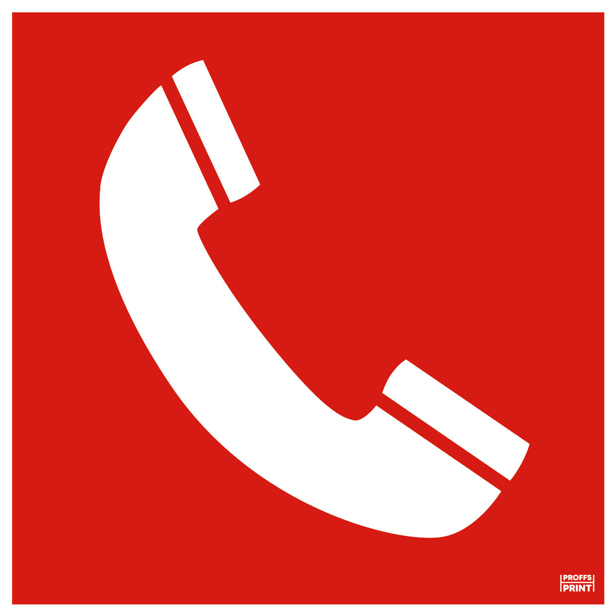 brandskyltar- Nödtelefon