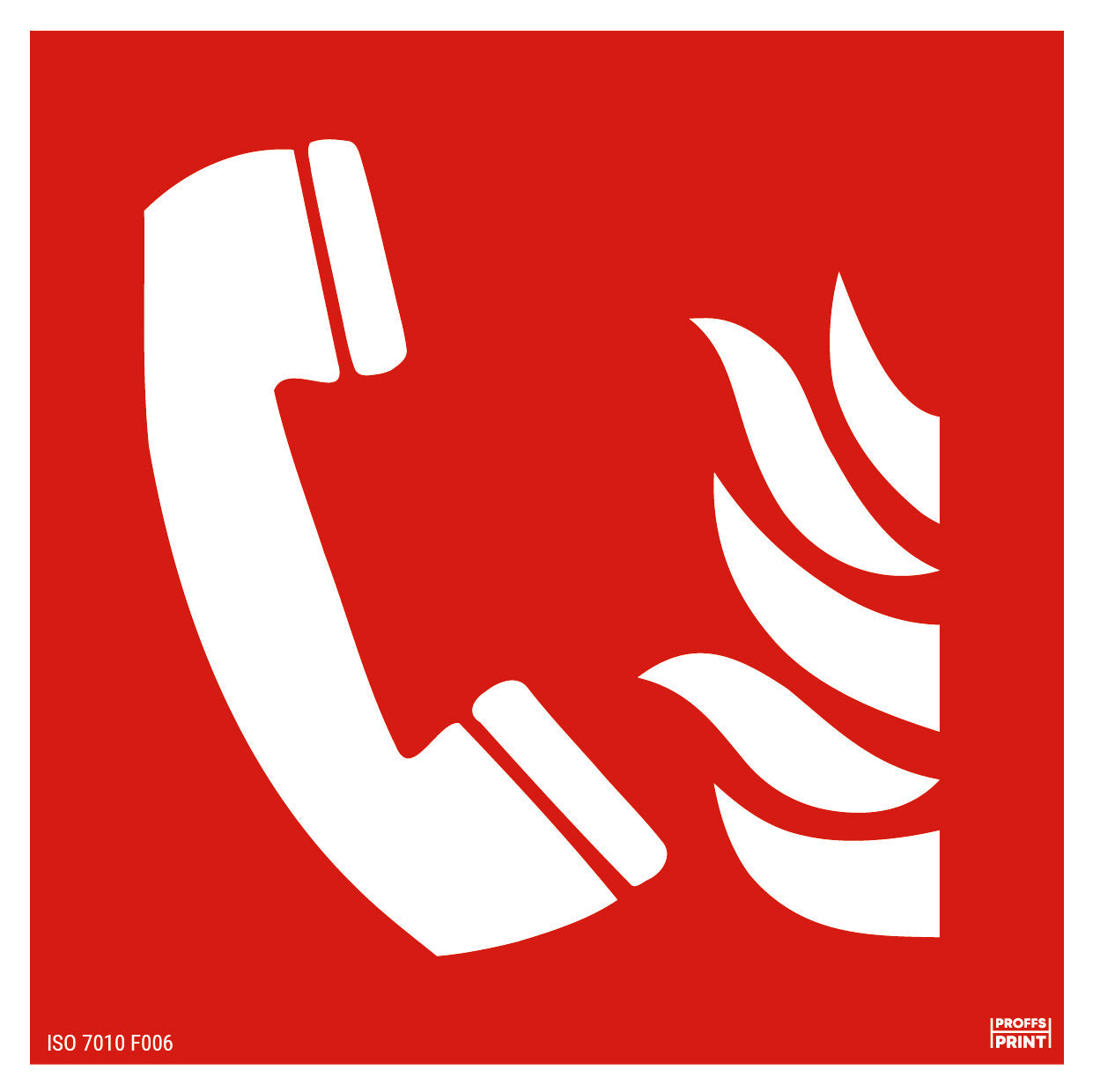 brandskyltar- Nödtelefon-ISO