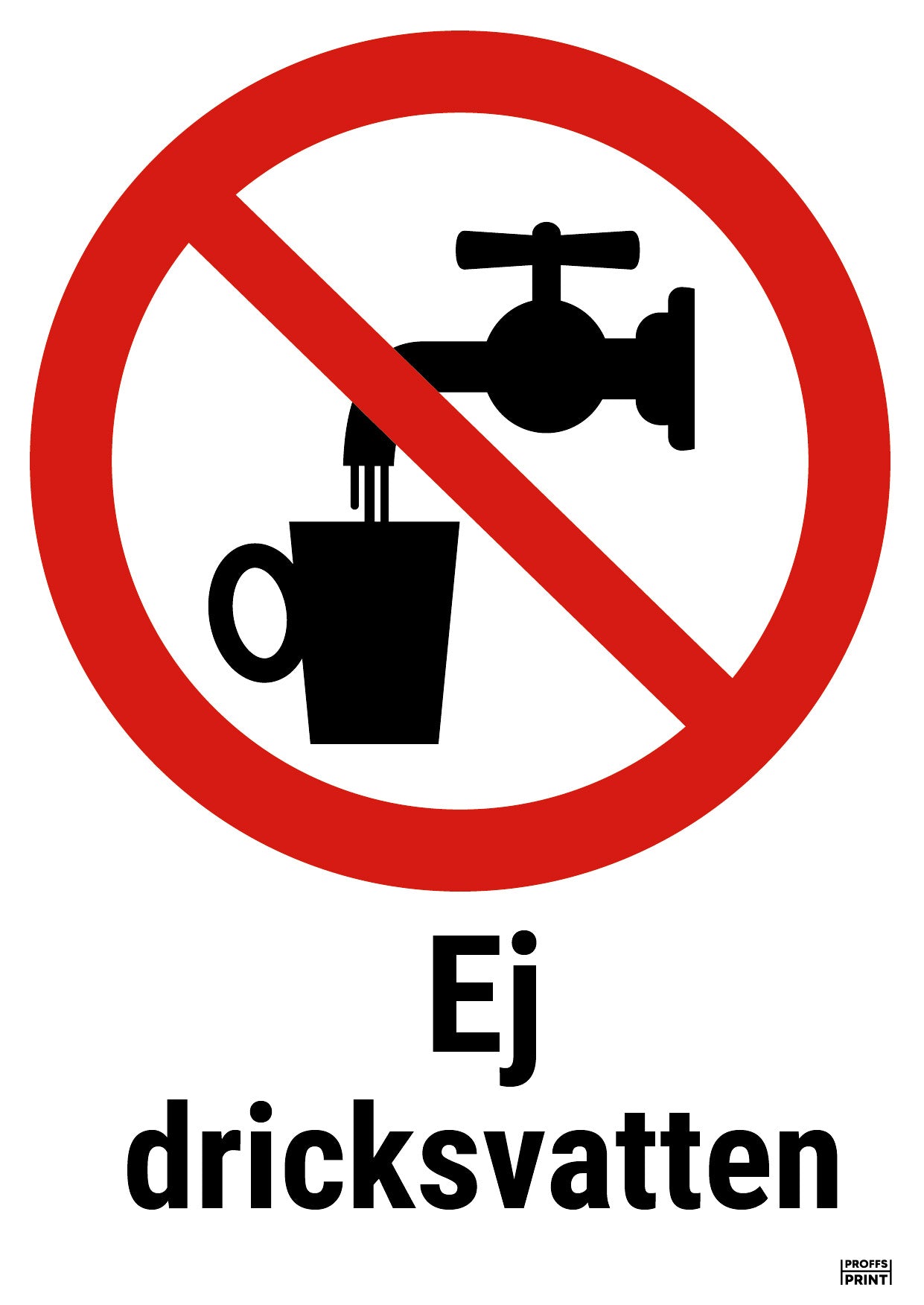 forbudsskyltar- ej-dricksvatten