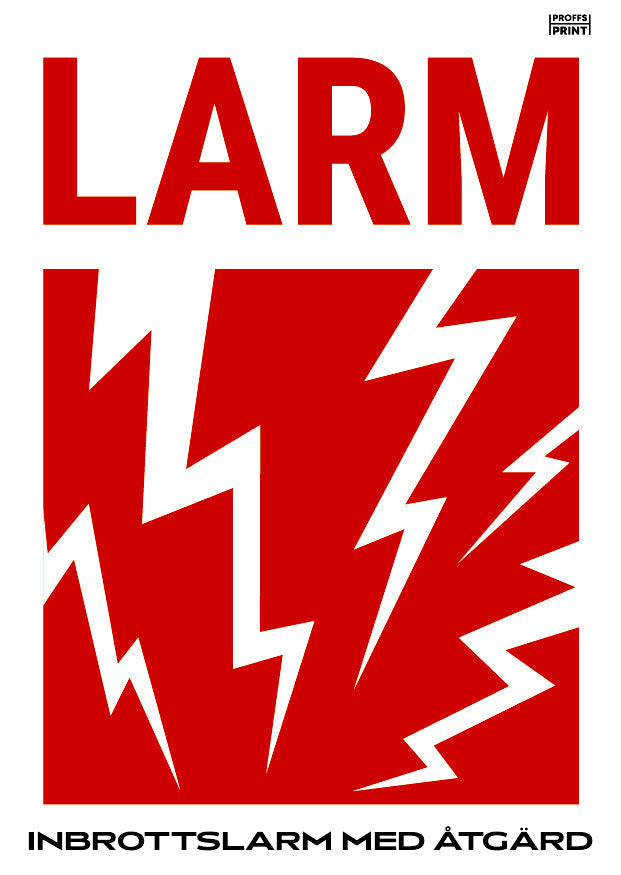 larm-alarm- larm-alarm-blixt-åtgärd