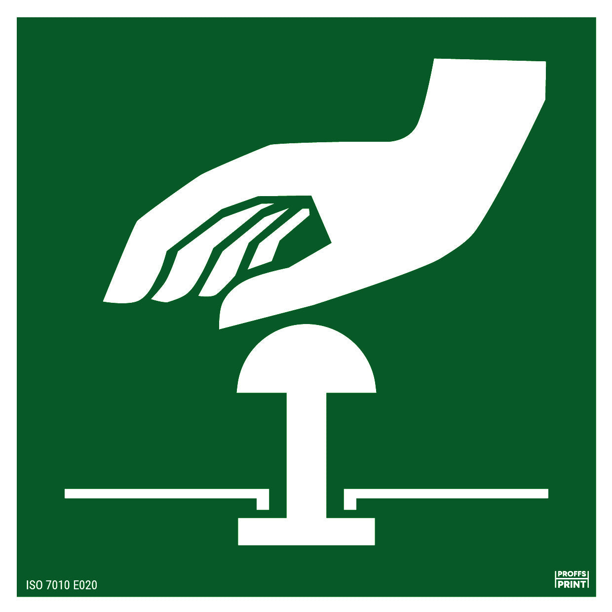 nodskyltar- Nödstopp-ISO