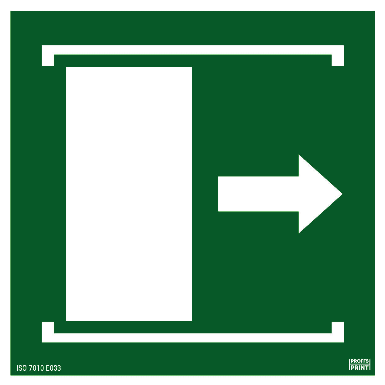 nodskyltar- Nödutgång-öppnas-åt-höger-ISO-70