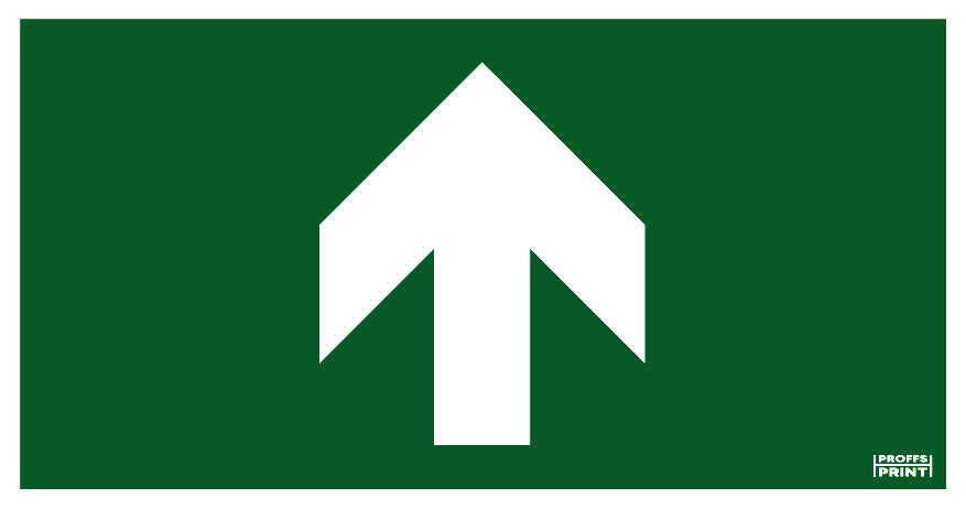 nodskyltar- riktningspil-upp