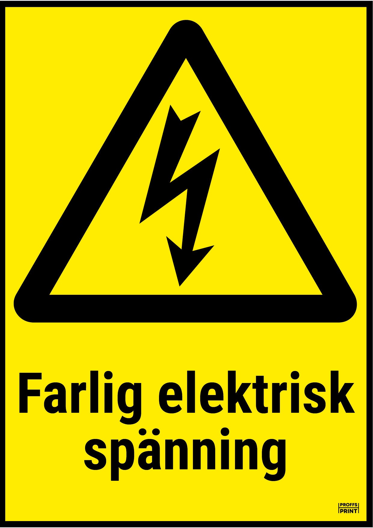 varningsskyltar- farlig-elektrisk-spänning-gul