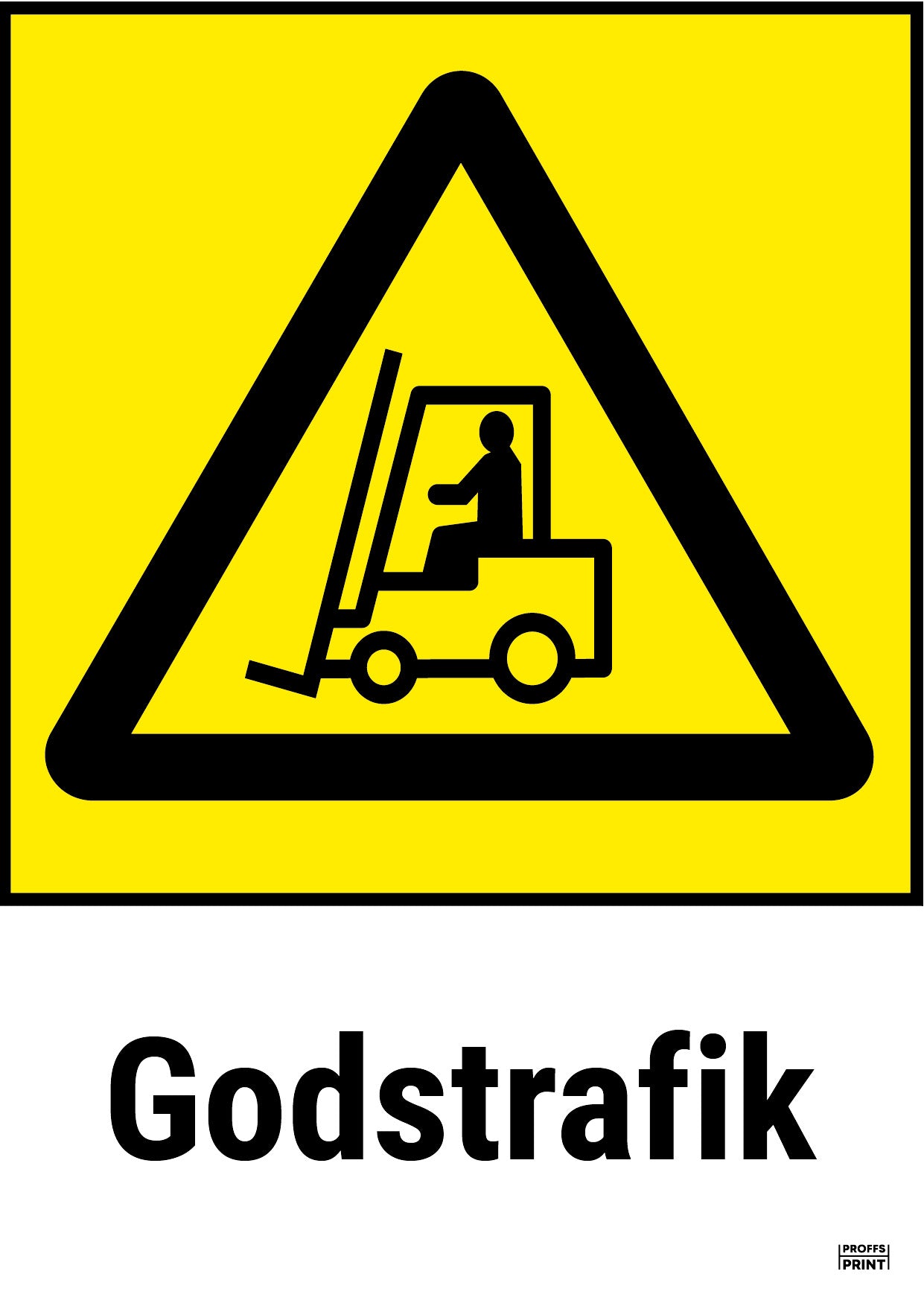 varningsskyltar- godstrafik