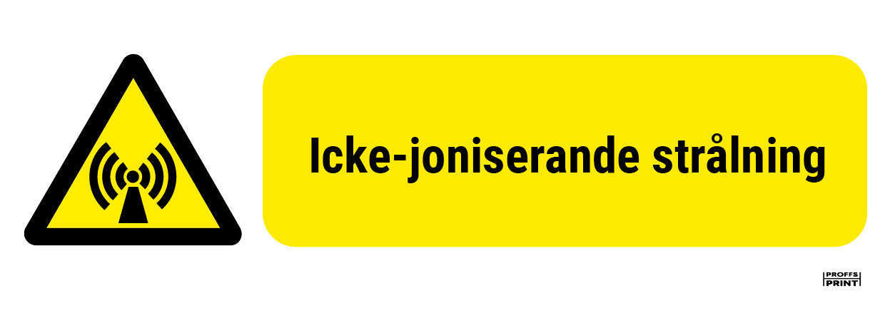 varningsskyltar- icke-joniserande-strålning-rektangel-box-vit