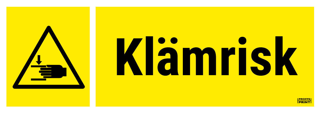 varningsskyltar- klämrisk-W024-box