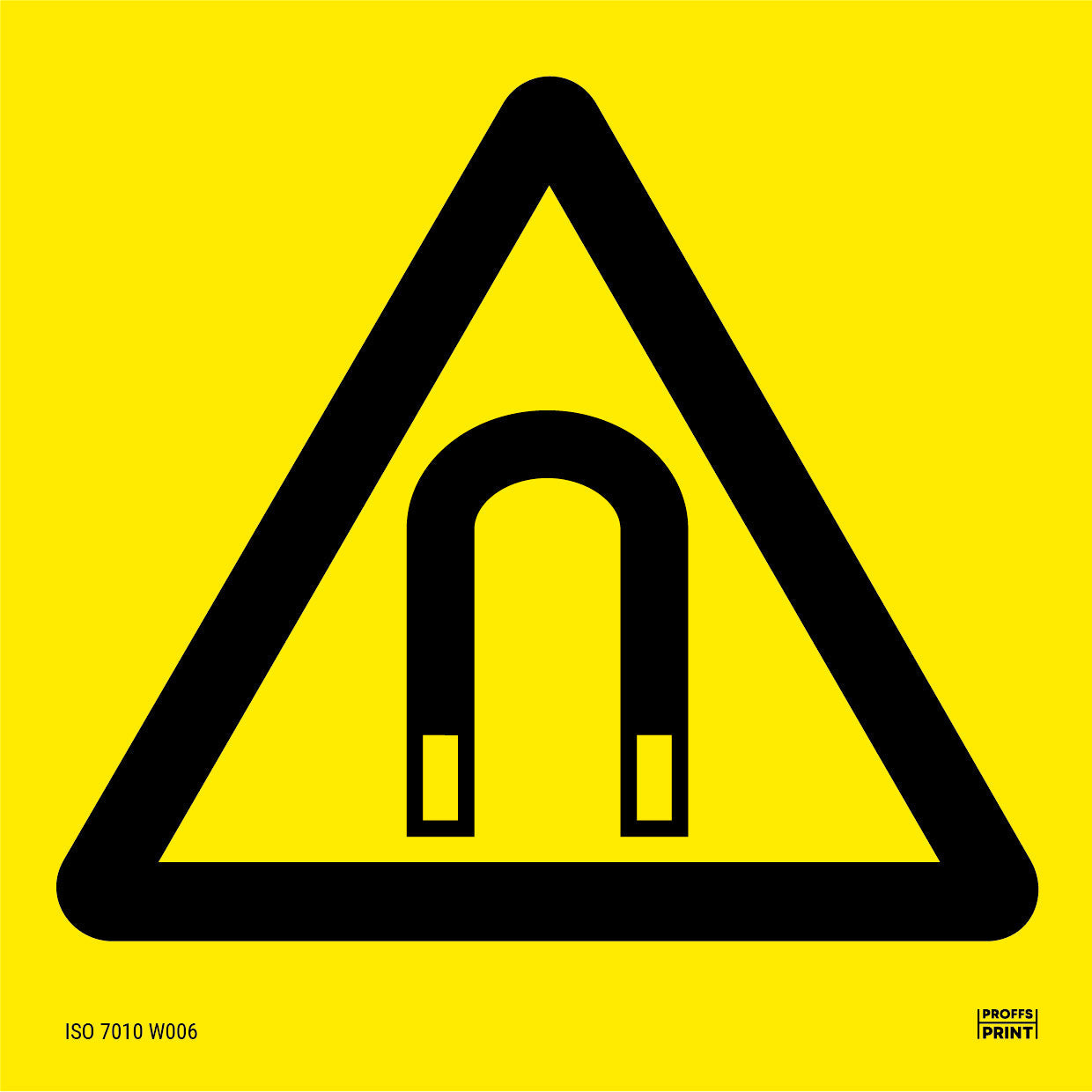 varningsskyltar- kraftigt-magnetfält-ISO-gul