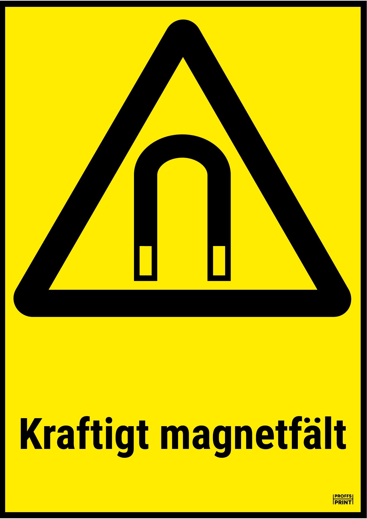 varningsskyltar- kraftigt-magnetfält-gul