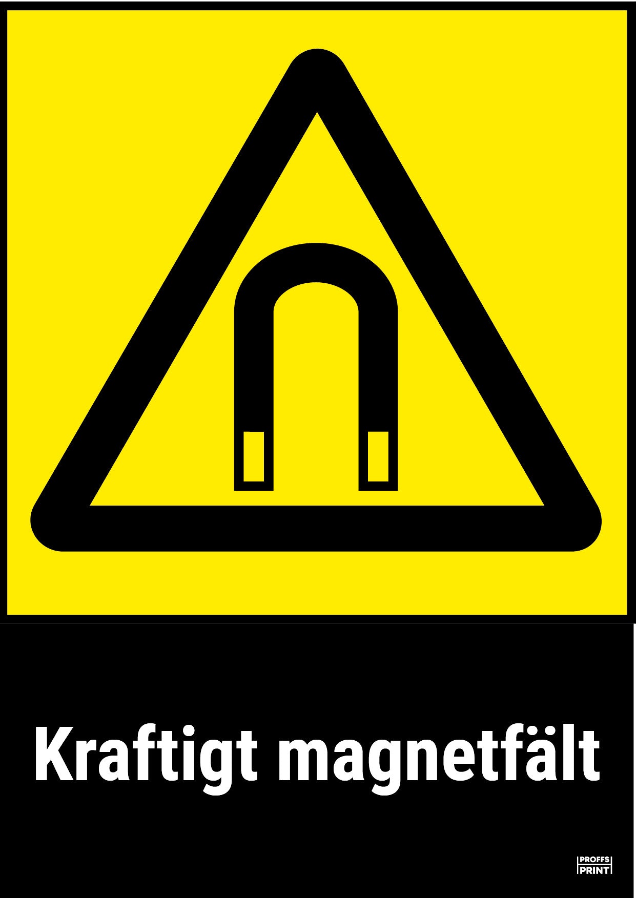 varningsskyltar- kraftigt-magnetfält-gul-svart