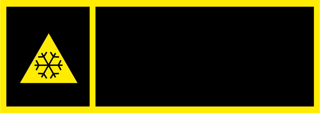 varningsskyltar- låg-temperatur-rektangel-svart