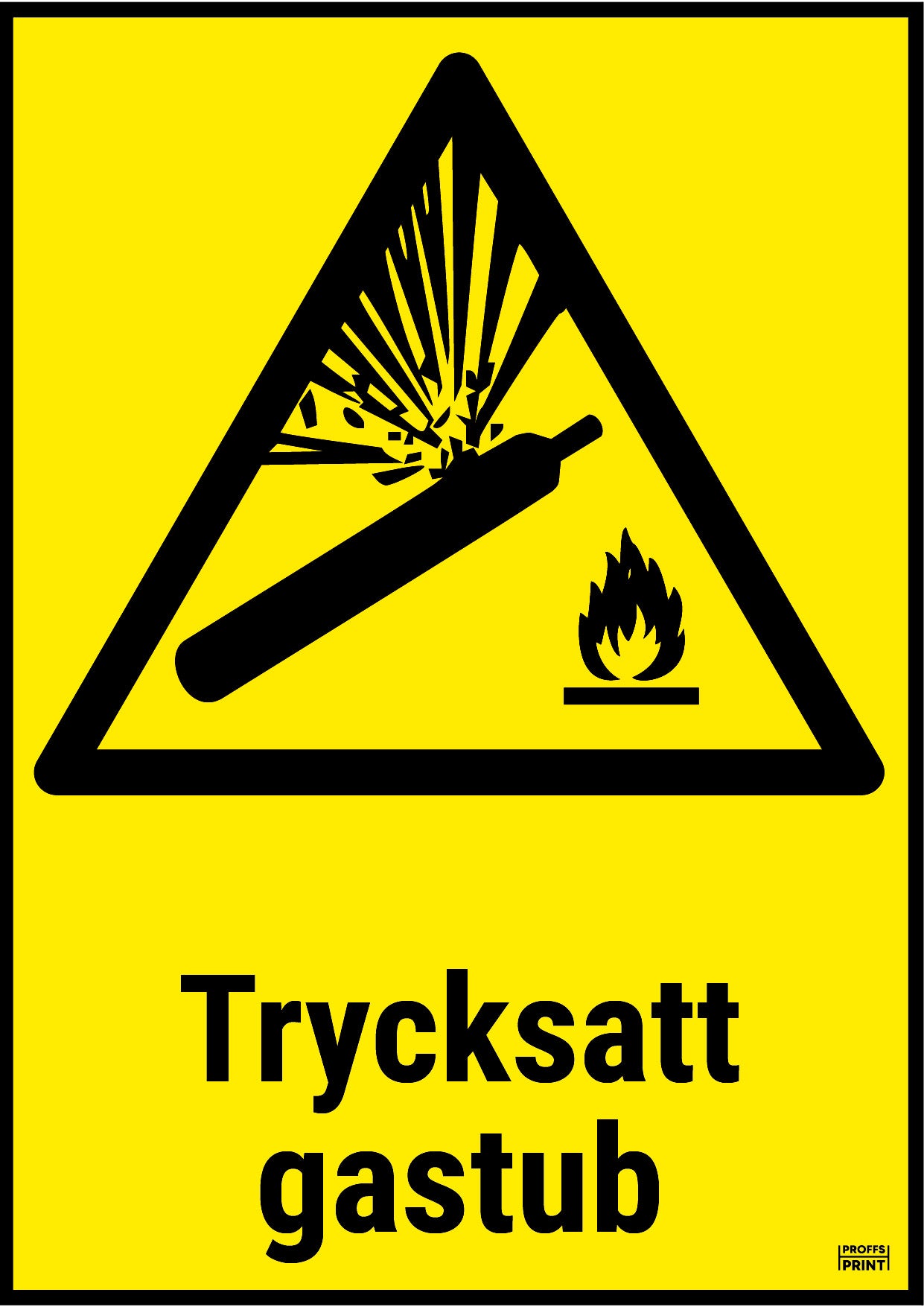 varningsskyltar- trycksatt-gastub-gul