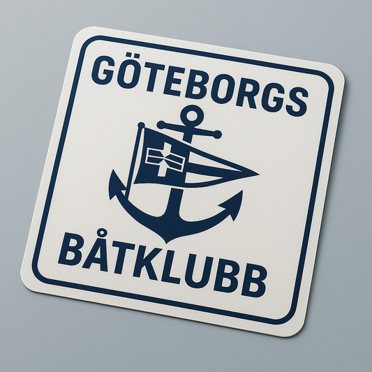 Båtklubbsdekal / Klubbemblem