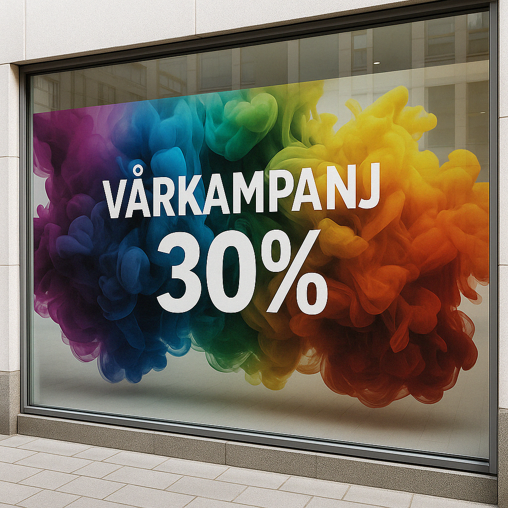 Statisk fönsterdekal – flyttbar clinge dekor