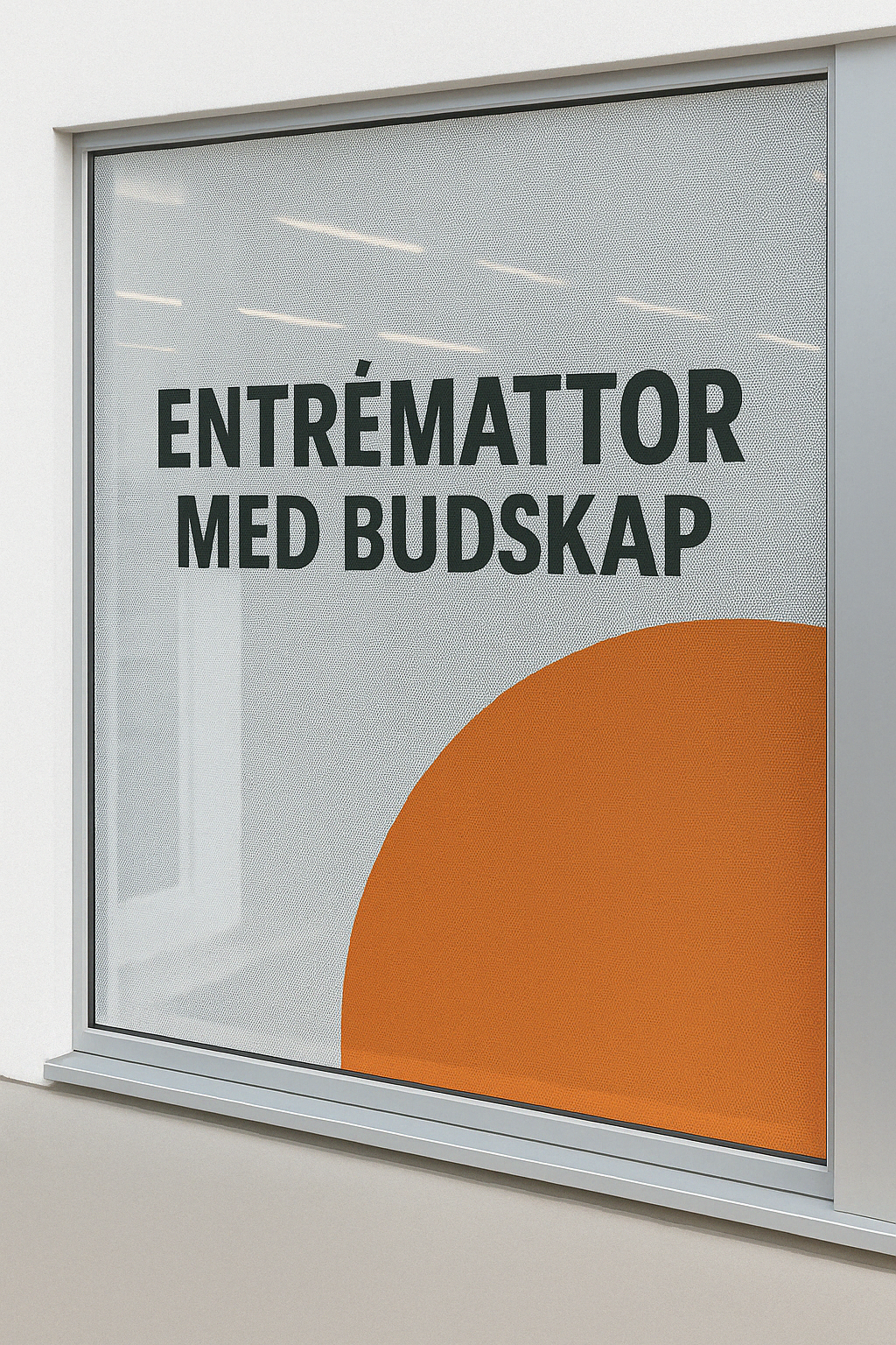Perforerad fönsterfilm (One-way vision)