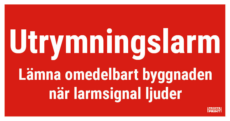 brandskyltar- Utrymningsplan