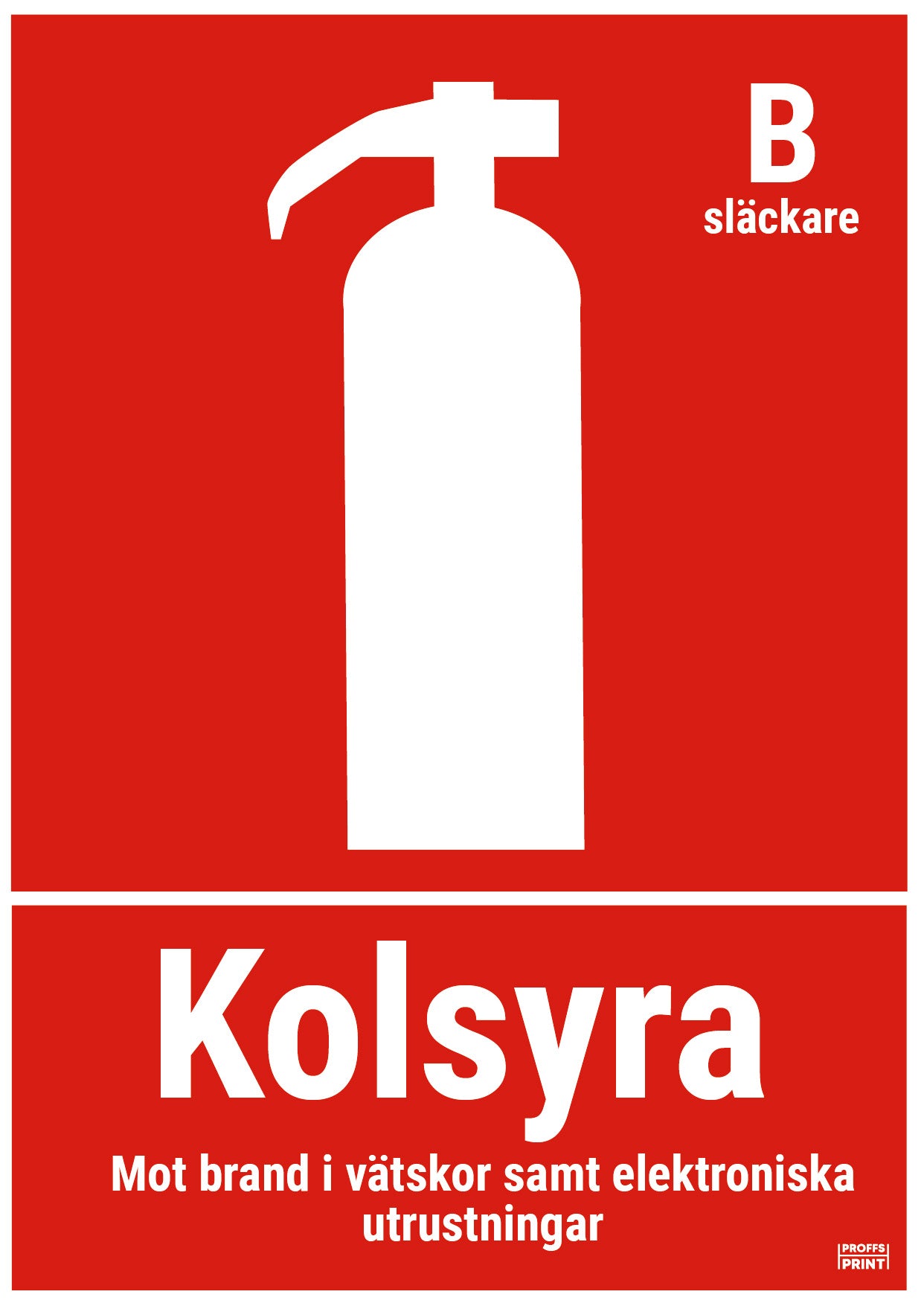 brandskyltar- brandsläckare-stående-kolsyra
