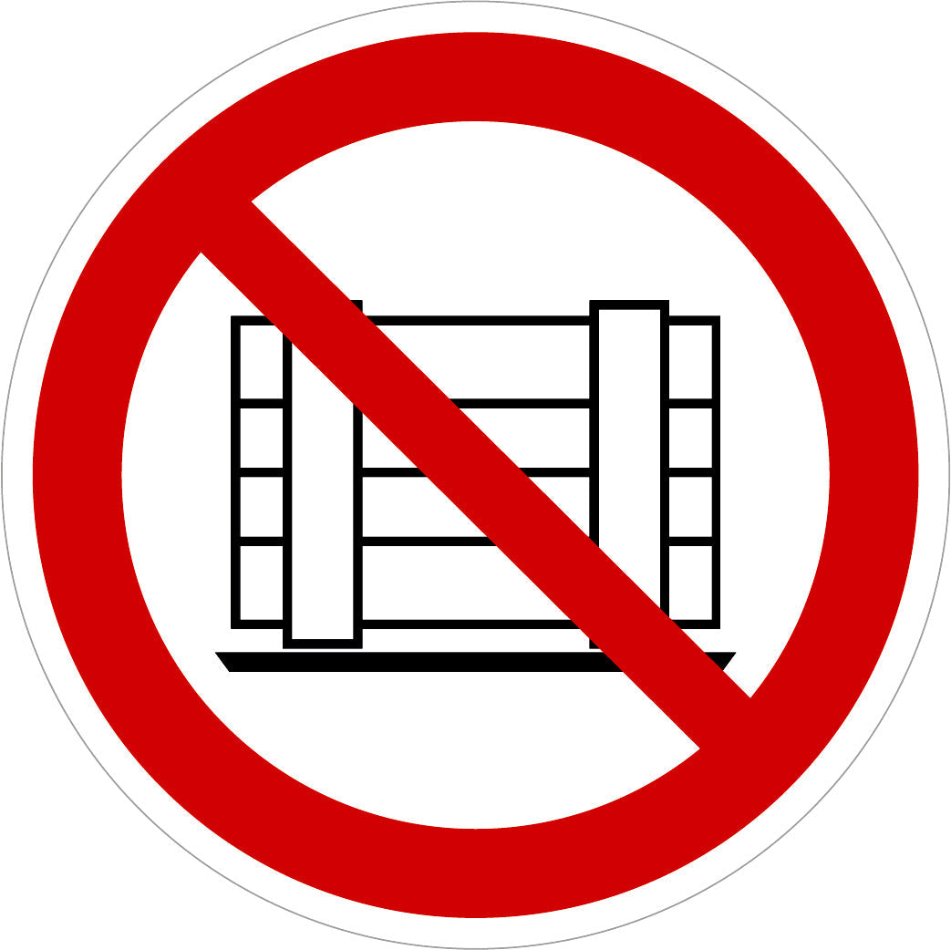 forbudsskyltar- Får-ej-blockeras-utskuren