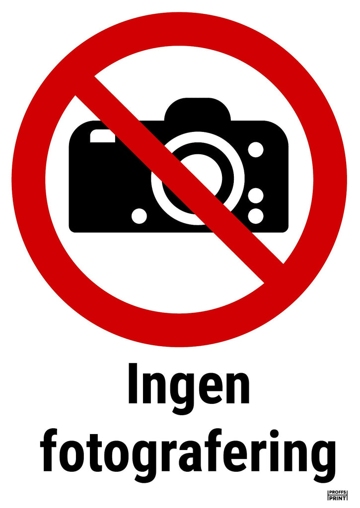 forbudsskyltar- fotografering-förbjuden
