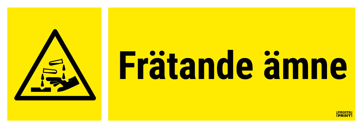 varningsskyltar- Frätande-ämne-box