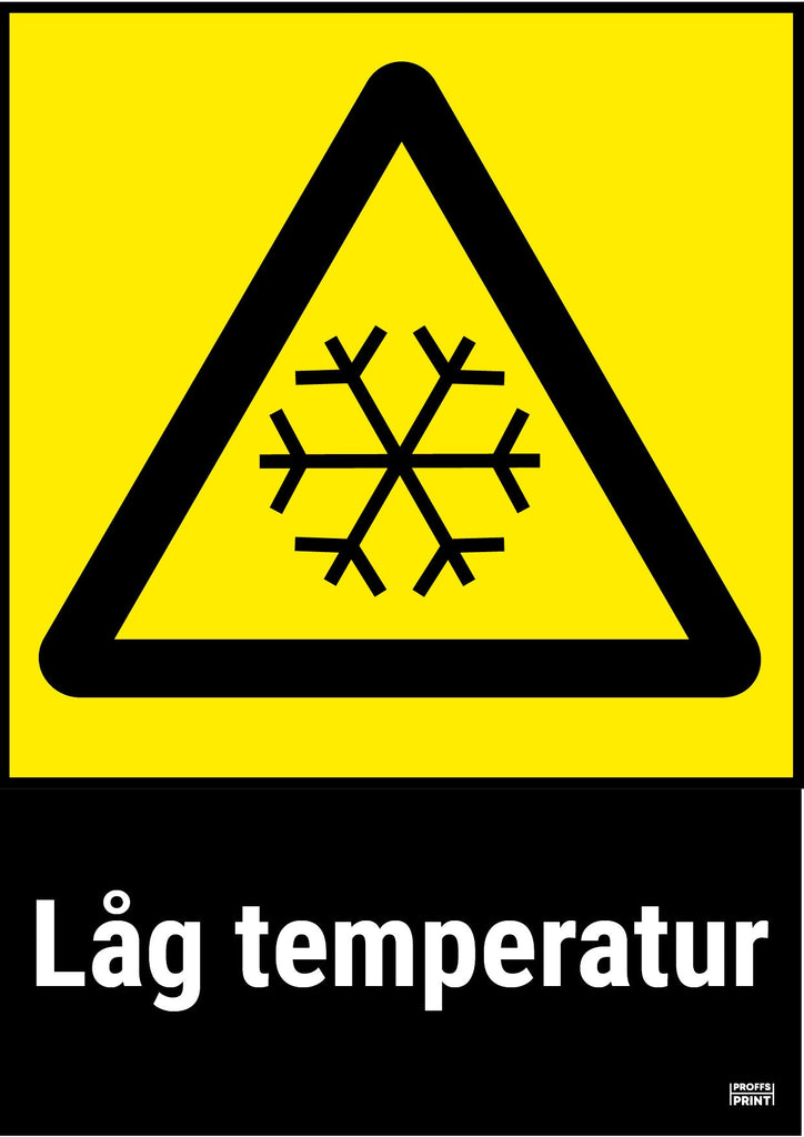 varningsskyltar- Varning-låg-temperatur-gul-svart