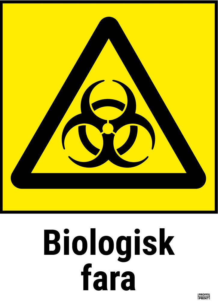 varningsskyltar- biologisk-fara