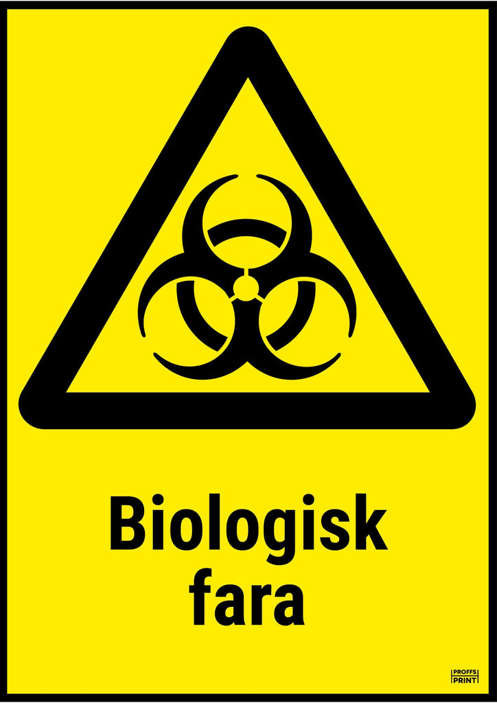 varningsskyltar- biologisk-fara-gul