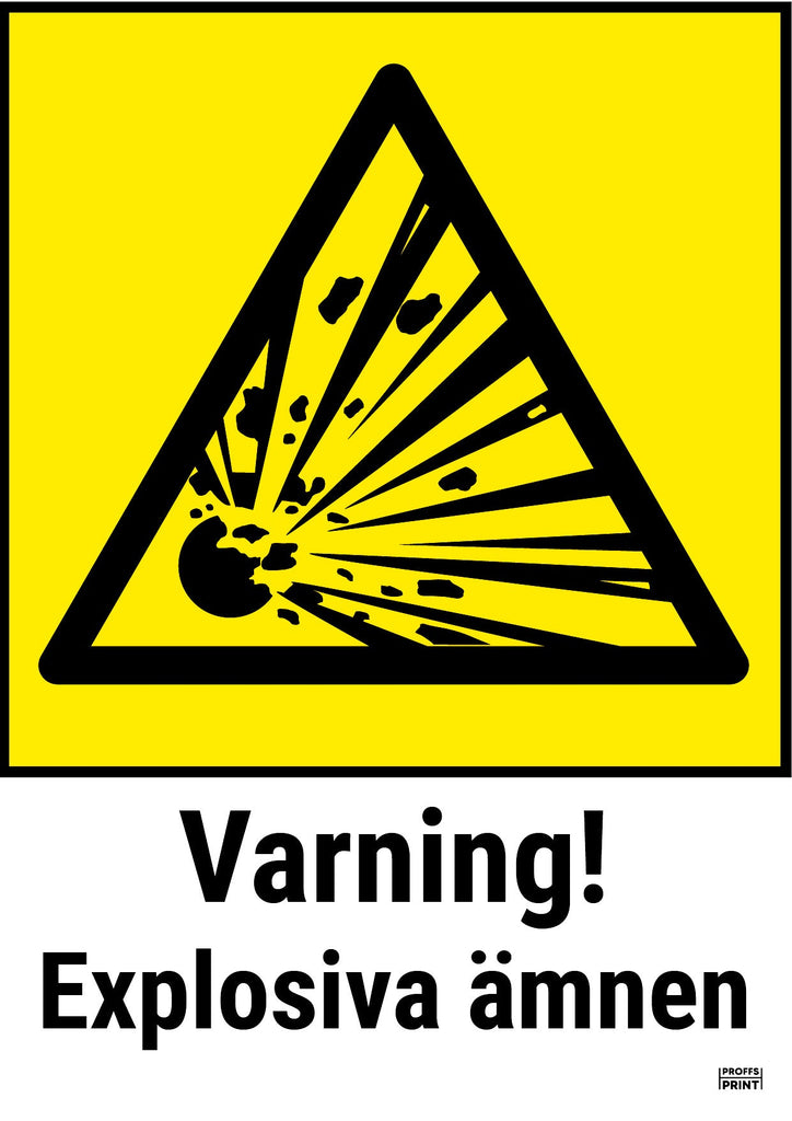 varningsskyltar- explosiva-ämnen