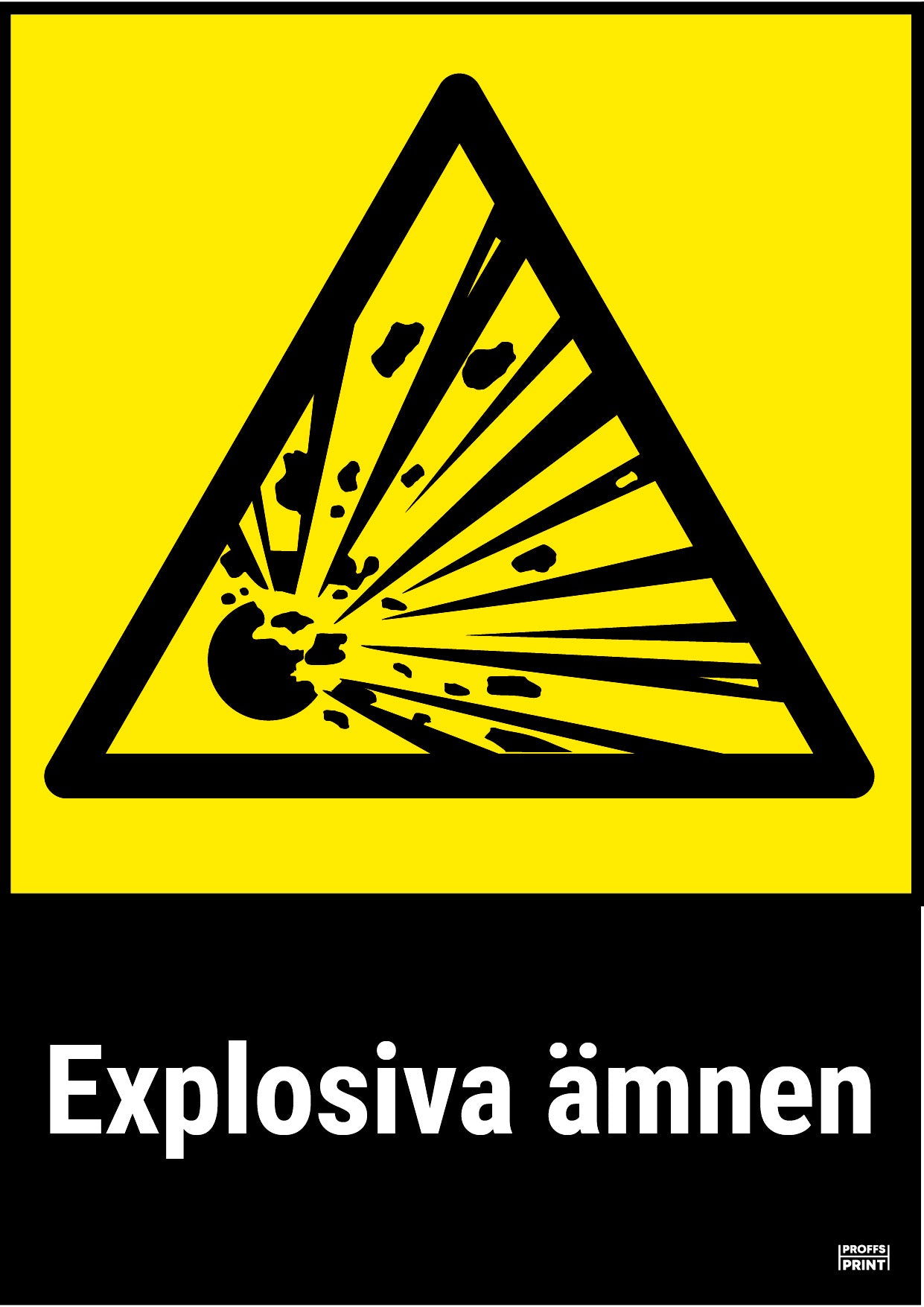 varningsskyltar- explosiva-ämnen-gul-svart