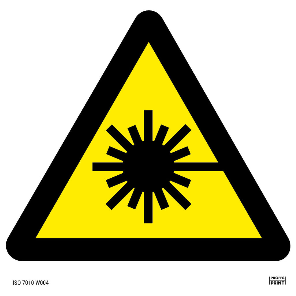 varningsskyltar- laserstrålning-ISO