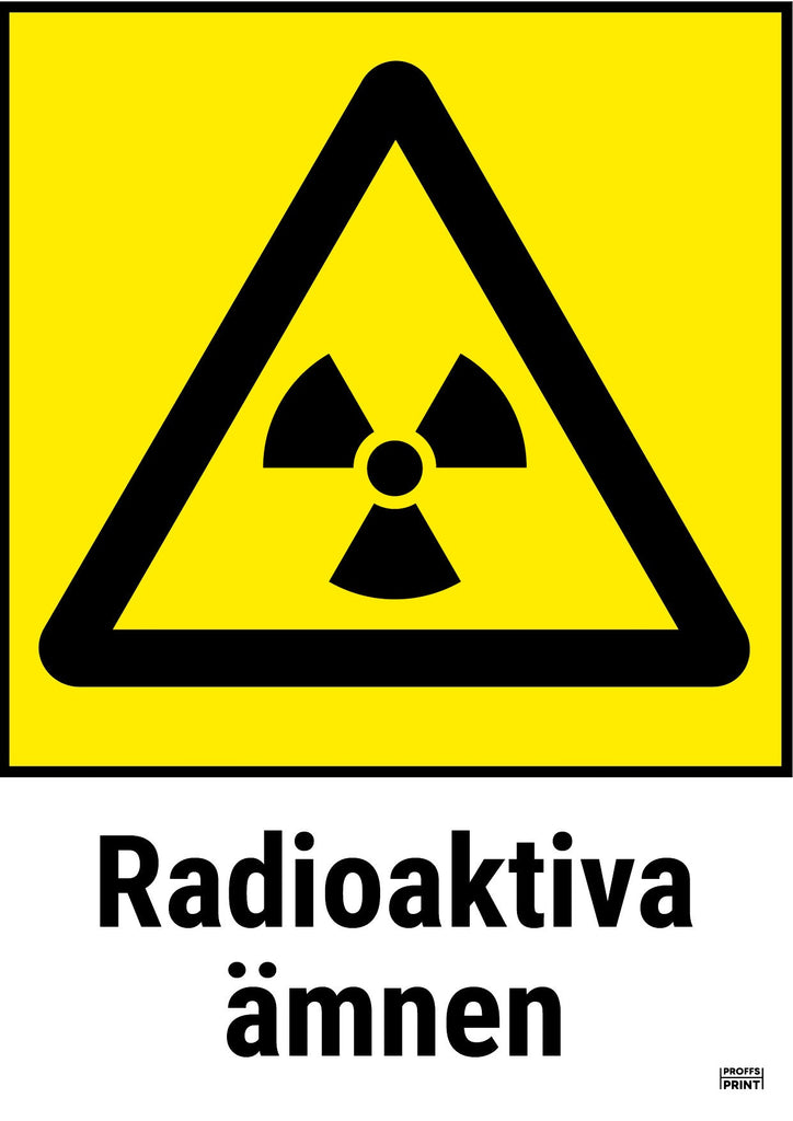 varningsskyltar- radioaktiva-ämnen