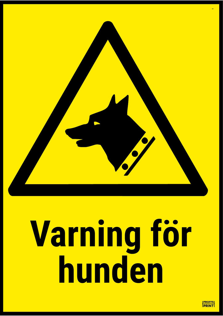 varningsskyltar- vakthund-gul-varning